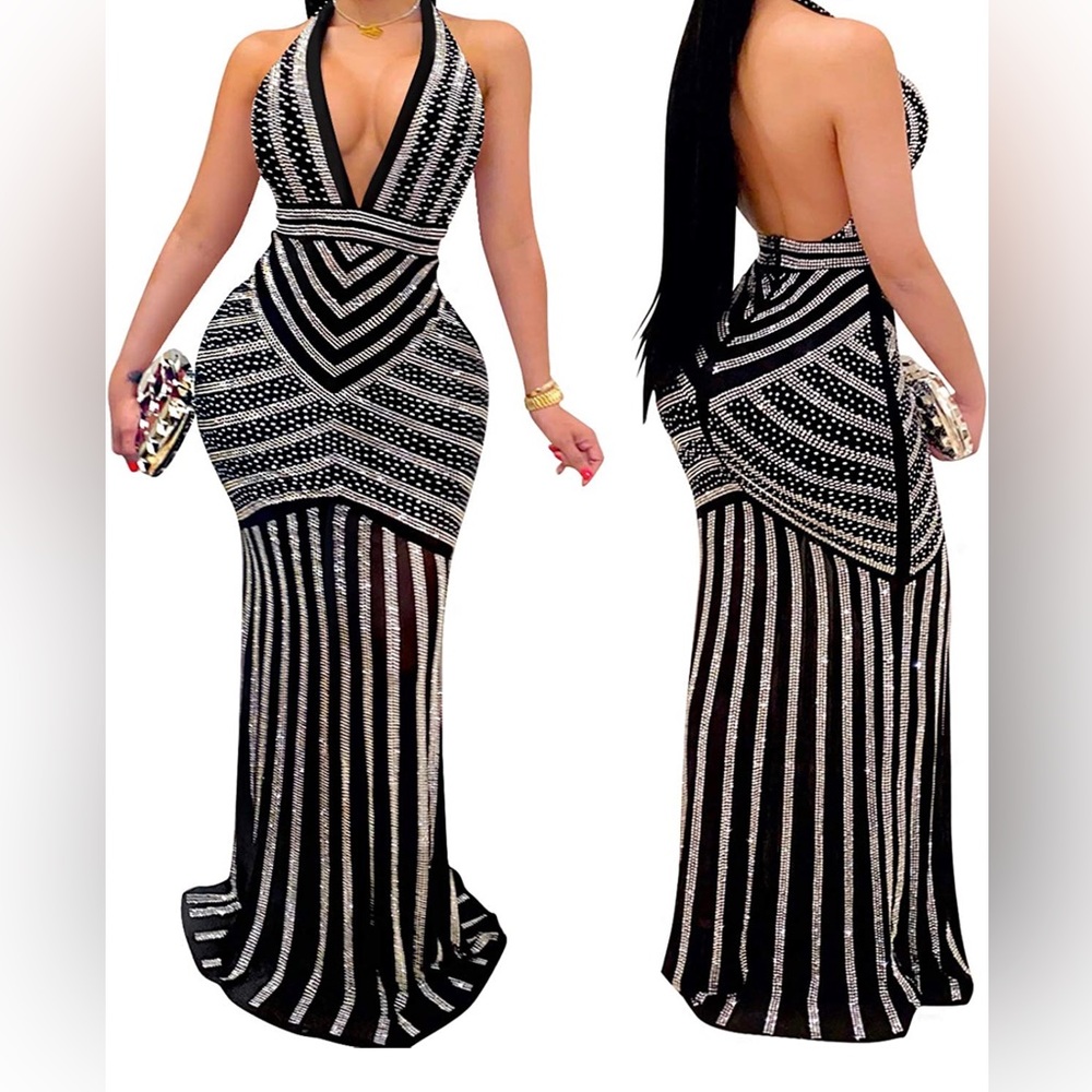 Brand new rhinestone dress